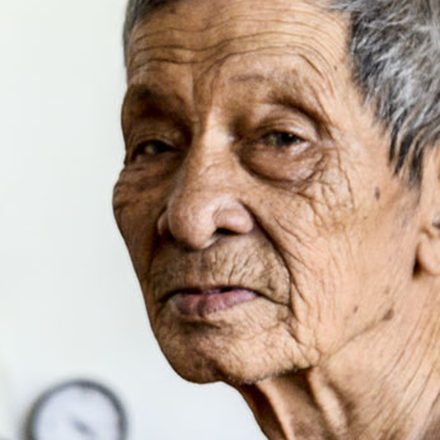 A dignified elderly man